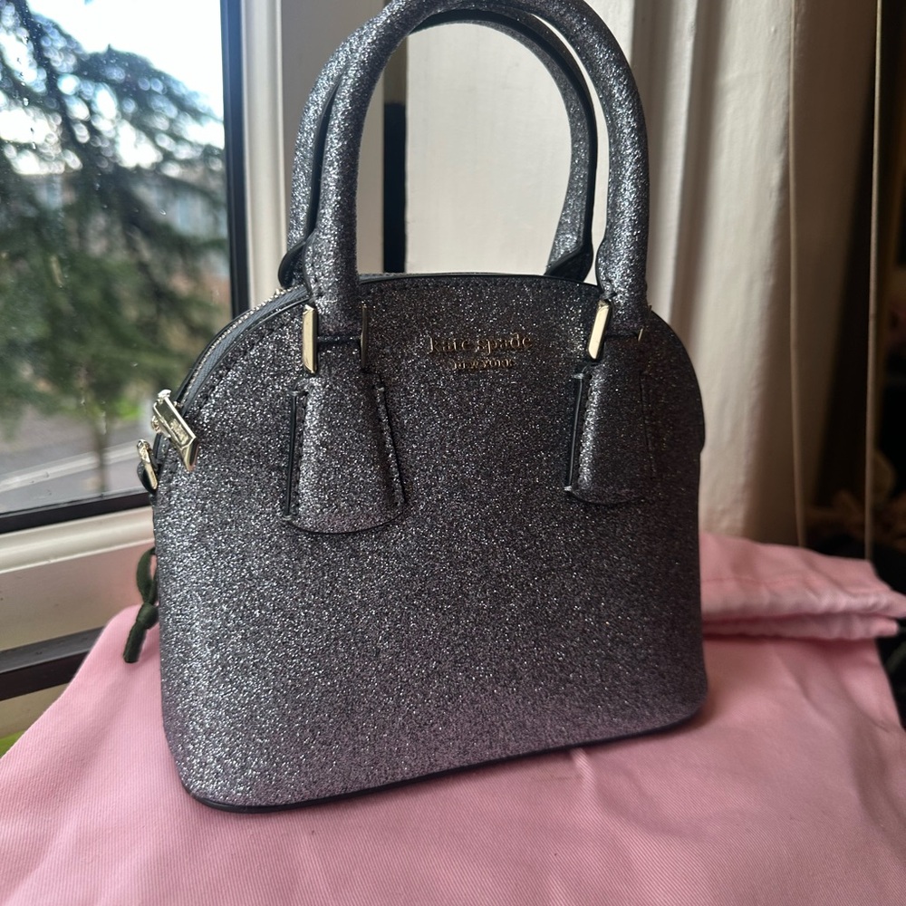 Kate Spade Glittery Gray Handbag